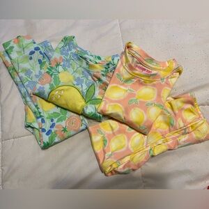 Lemon Print Pajama Set